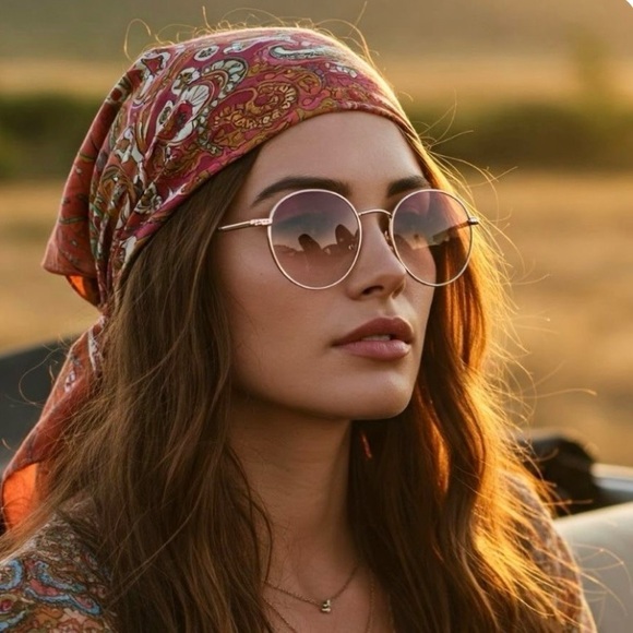 New BANDANA SET Hand Dyed Sun Bleached Set "STAGECOACH⭐️NWT - Picture 9 of 12